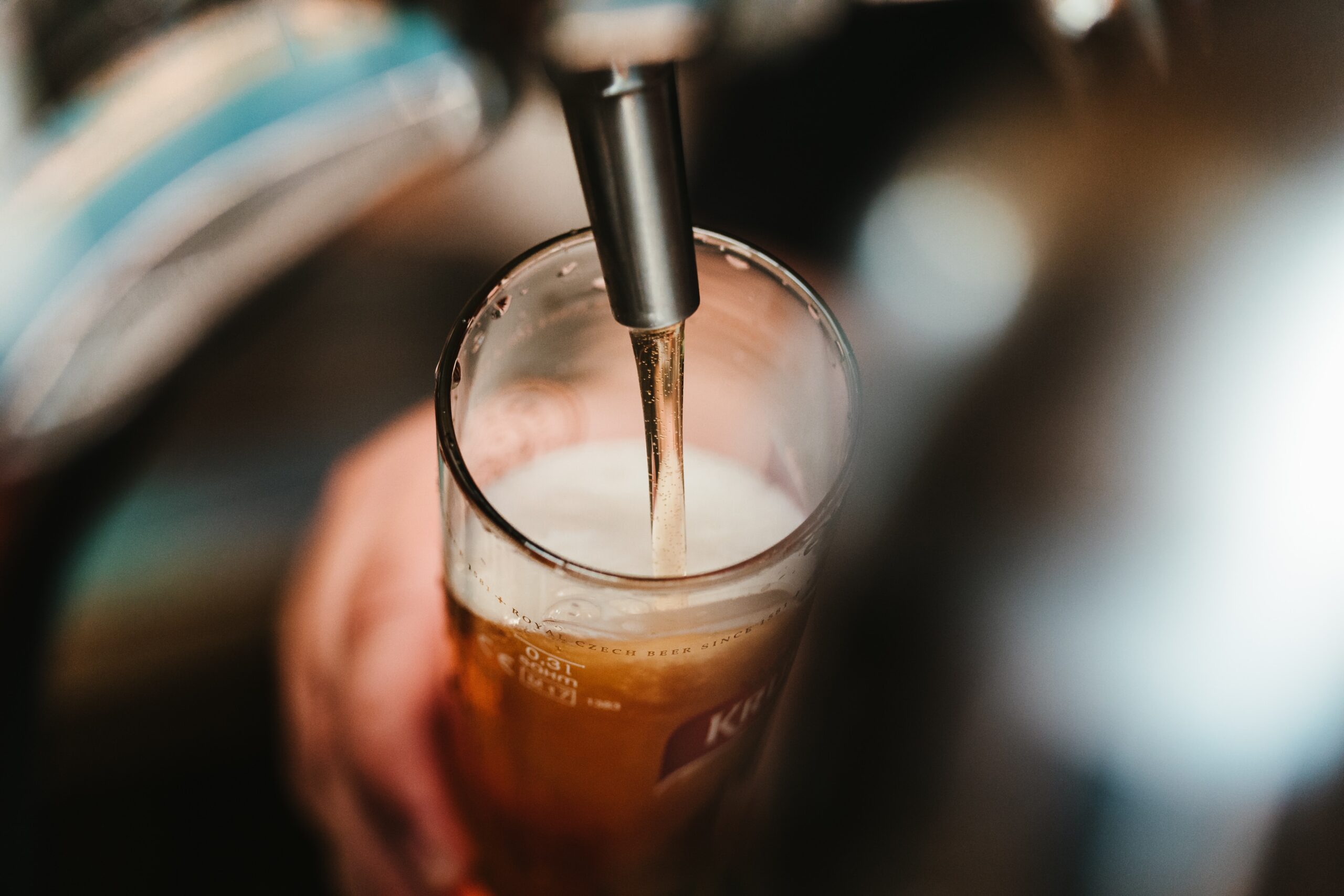 Image of pouring a craft beer