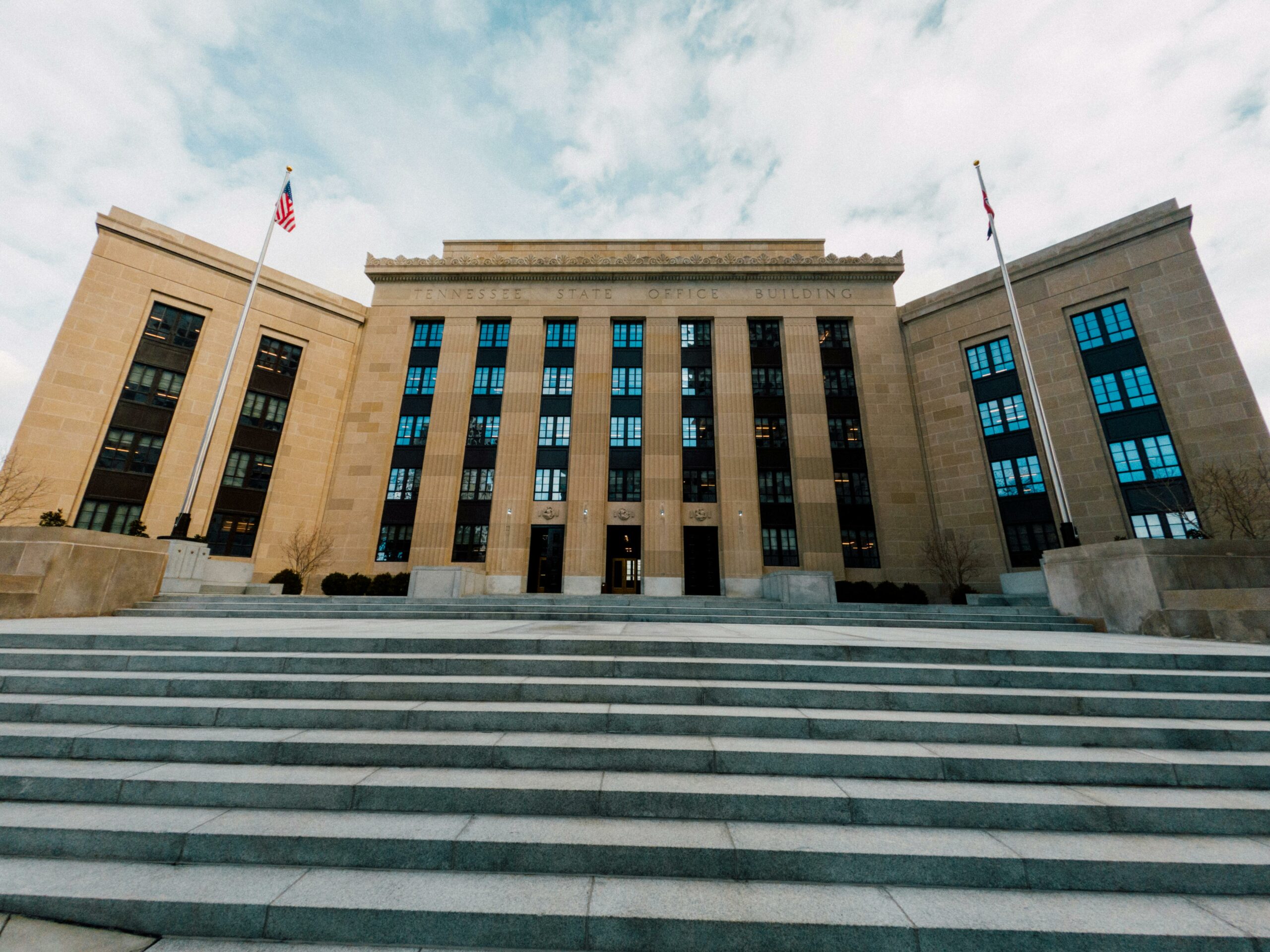 Federal Reserve-like government building symbolizing mortgage rate discussions impacting Orange County housing market.