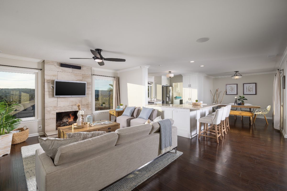 Open concept living areas of luxury Laguna Niguel home by top local real estate agents