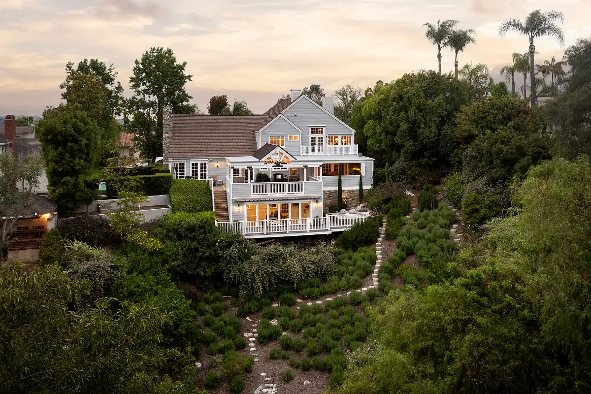 Rear exterior of a luxury real estate listing in Nellie Gail Ranch, sold by the best Realtors in Laguna Hills and Orange County, Brad Feldman Group