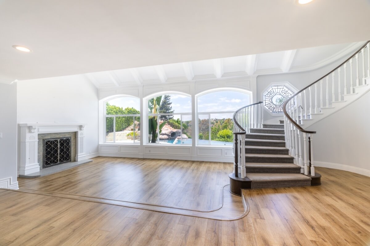 Bright and open living room of a Laguna Hills real estate listing represented by Bradley Feldman, a top-ranked local realtor